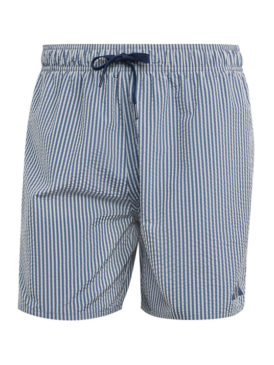 adidas adidas Kopalne hlače Seersucker Stripy JX2674 Mornarsko modra Regular Fit