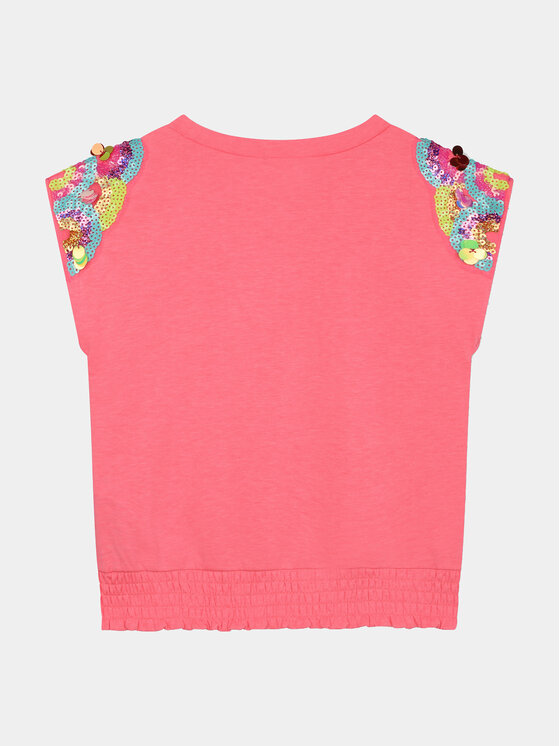 Billieblush Billieblush Bluzka U20082 Różowy Loose Fit