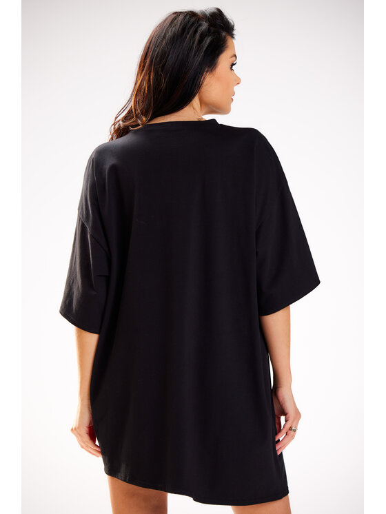 Infinite You Infinite You Sukienka codzienna M252 Czarny Basic Fit