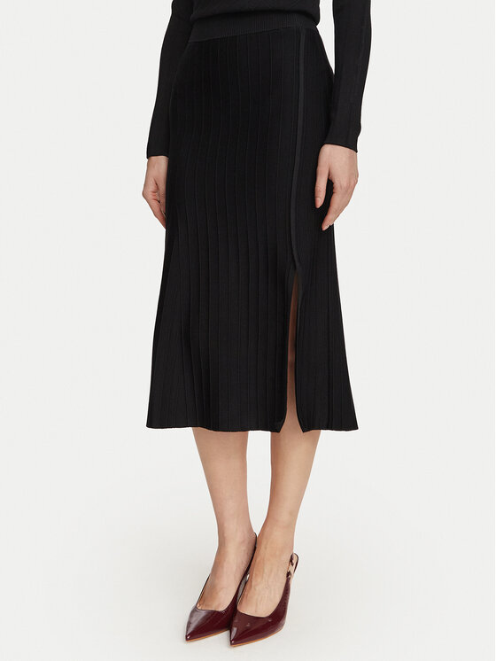 Marciano Guess Fustă midi G6YD09 Z1061 Negru Regular Fit