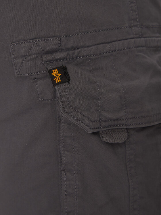 Alpha Industries Alpha Industries Bavlnené šortky Crew 176203 Sivá Slim Fit