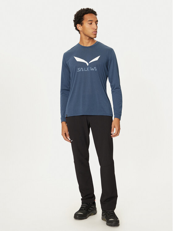 Salewa Salewa Funkčné tričko Solidlogo Dry 27340 Tmavomodrá Regular Fit