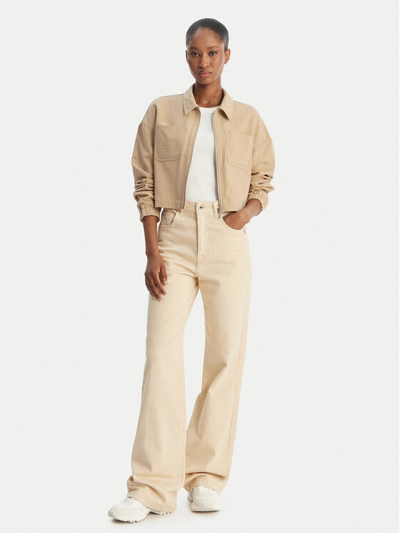 HUGO HUGO Hemdjacke Aribabi-1 B 50552372 Beige Oversize