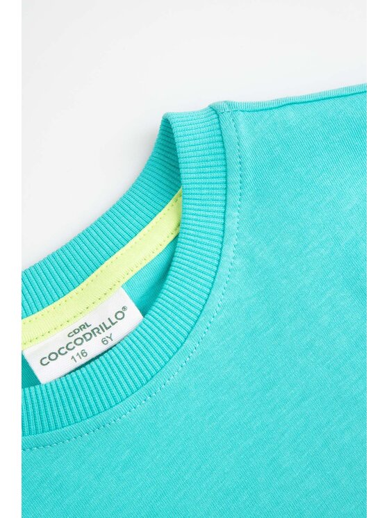 Coccodrillo Coccodrillo T-Shirt WC6143201TBK-014 Niebieski Regular Fit
