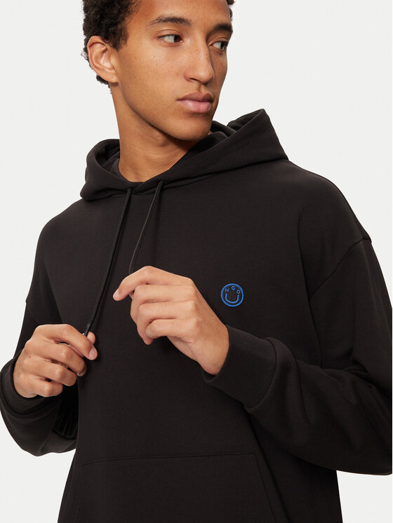 HUGO Hugo Bluza Nottyo 50522381 Czarny Regular Fit