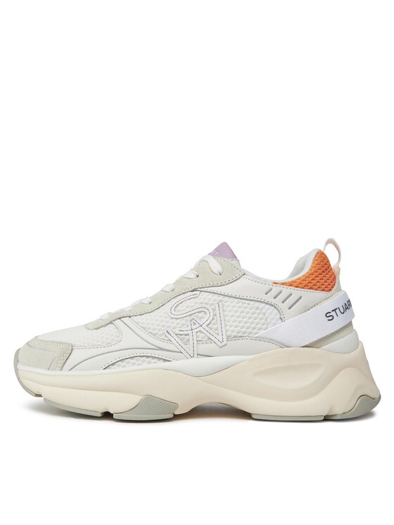 Stuart Weitzman Stuart Weitzman Sneakersy Trainer SH318 Écru