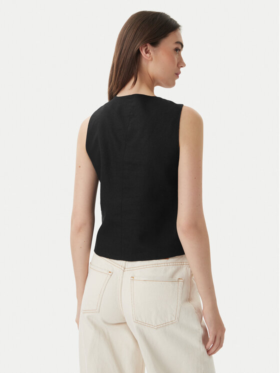 ONLY ONLY Kostiuminė liemenė Goa 15363724 Juoda Regular Fit