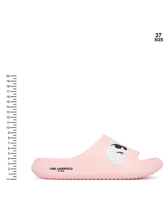 KARL LAGERFELD KARL LAGERFELD Šľapky Z31172 S Ružová