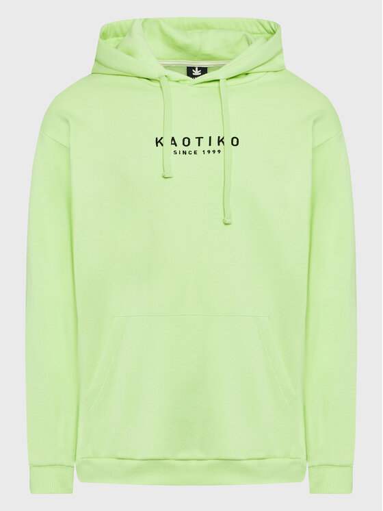 Kaotiko Džemperis Unisex Vancouver AH007-03-H002 Žalia Relaxed Fit