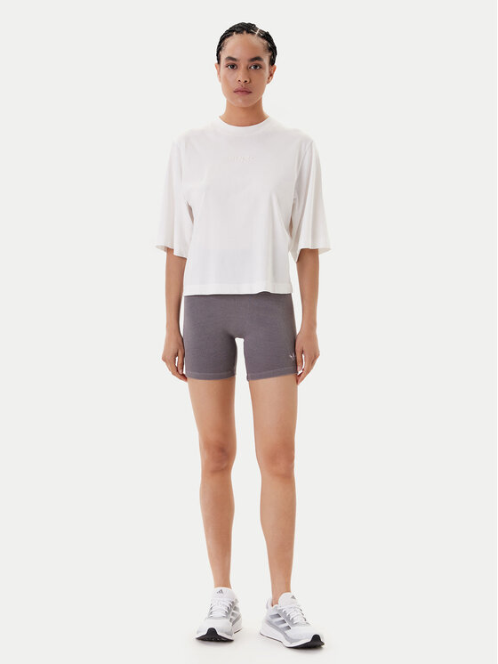 adidas adidas Dviratininkų šortai Essentials Rib JW3592 Pilka Slim Fit