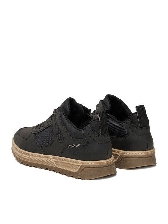 Rieker Rieker Sneakersy 37004-00 Czarny