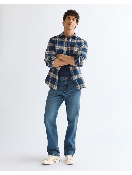 Wrangler Wrangler Koszula OVERSHIRT Kolorowy Regular Fit