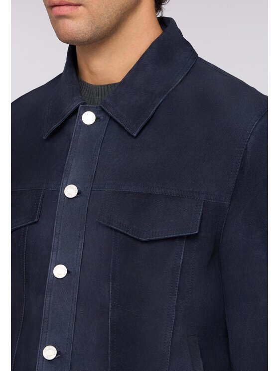 Trussardi Trussardi Giacca di pelle R304M000007N024 Blu Regular Fit