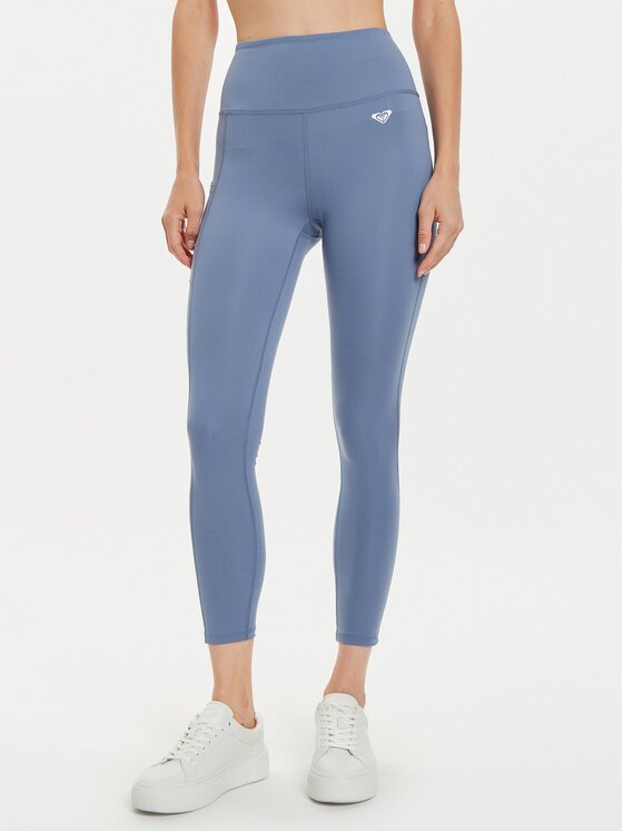 Roxy Roxy Colanți Heart Into It ERJNP03488 Albastru Slim Fit