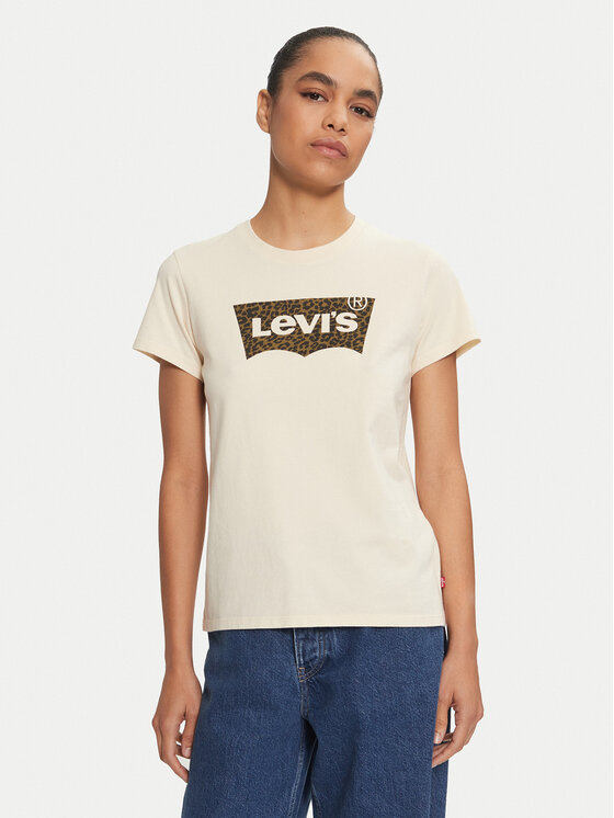 Levi's® Majica The Perfect 17369-2781 Écru Standard Fit