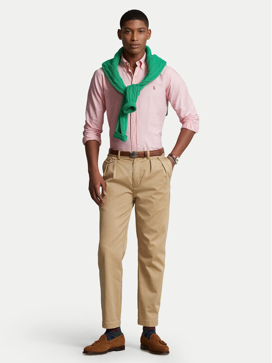 Polo Ralph Lauren Polo Ralph Lauren Koszula Core Replen 710549084 Różowy Slim Fit