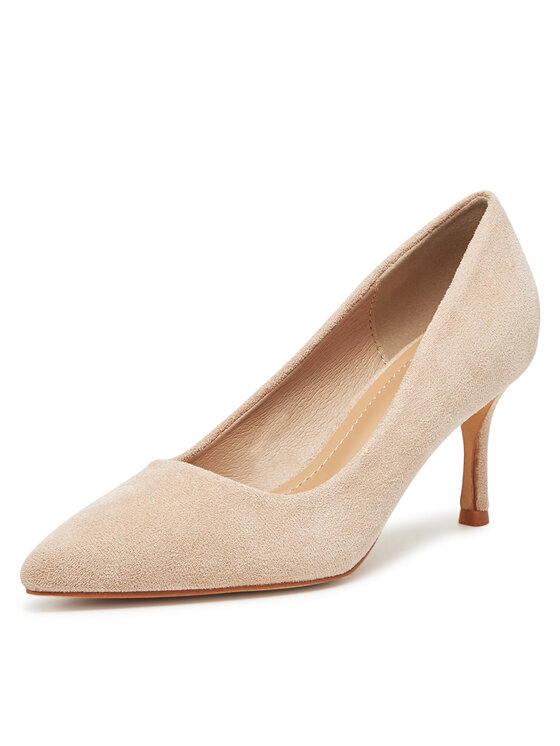 DeeZee DeeZee Pantofi cu toc subțire BK-0807 Bej