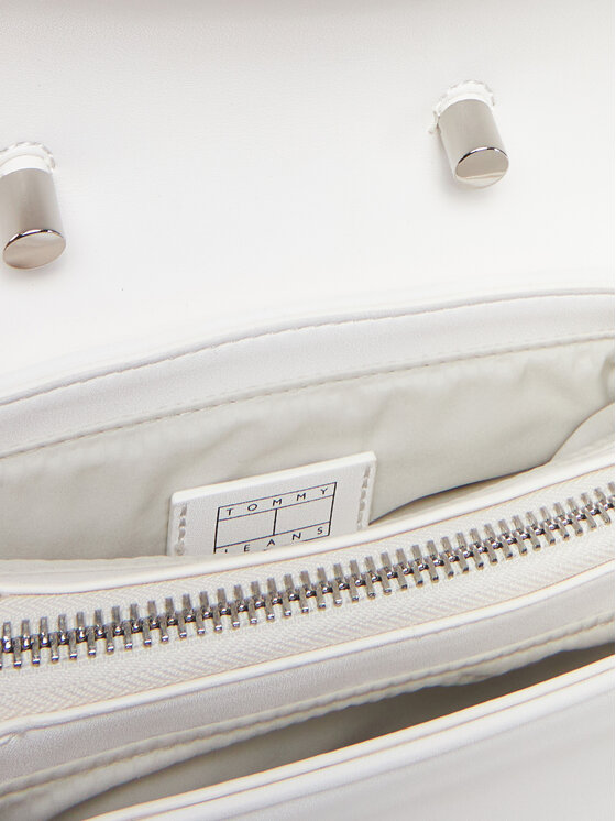 Tommy Jeans Tommy Jeans Borsetta Tjw American Cool Flap Crossover AW0AW17296 Bianco