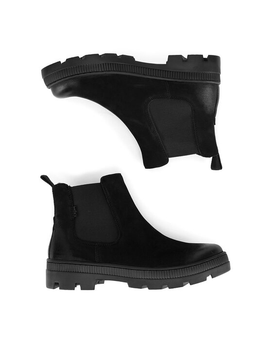 MEXX MEXX Kotníková obuv s elastickým prvkem MICP1710543W Černá