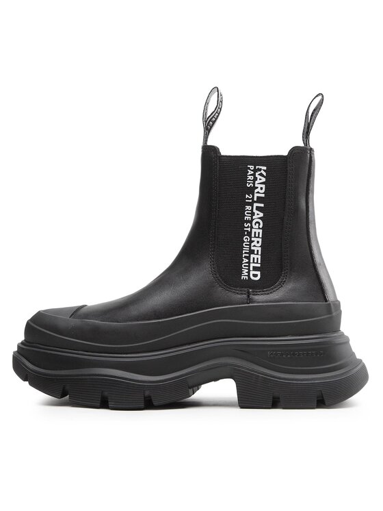 KARL LAGERFELD KARL LAGERFELD Chelsea cipele KL42944 Crna