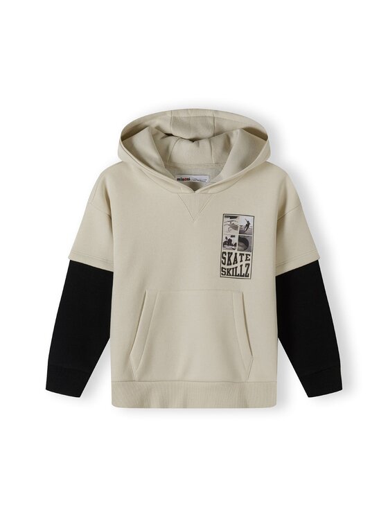 minoti minoti Bluza 19fleece61 Szary Regular Fit