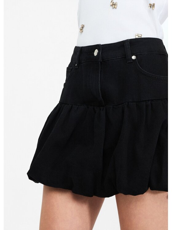 Liu Jo Liu Jo Gonna di jeans UF5138D028787469 Nero Regular Fit