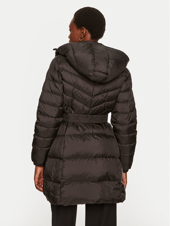 TWINSET TWINSET Žieminis paltas 242TP2182 Juoda Slim Fit