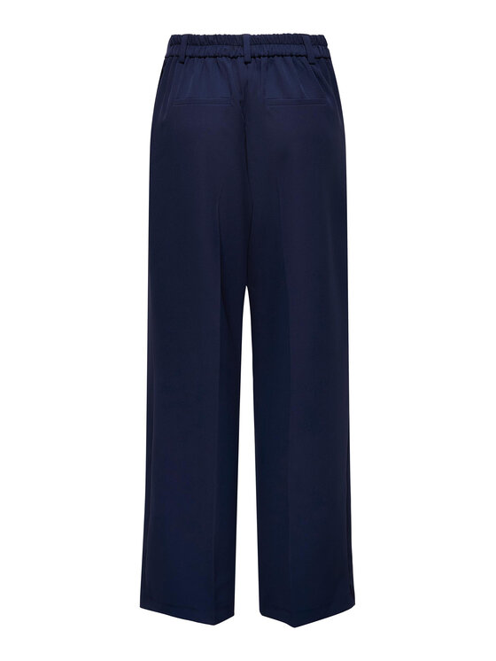 JDY JDY Riidest püksid 15310534 Tumesinine Straight Fit