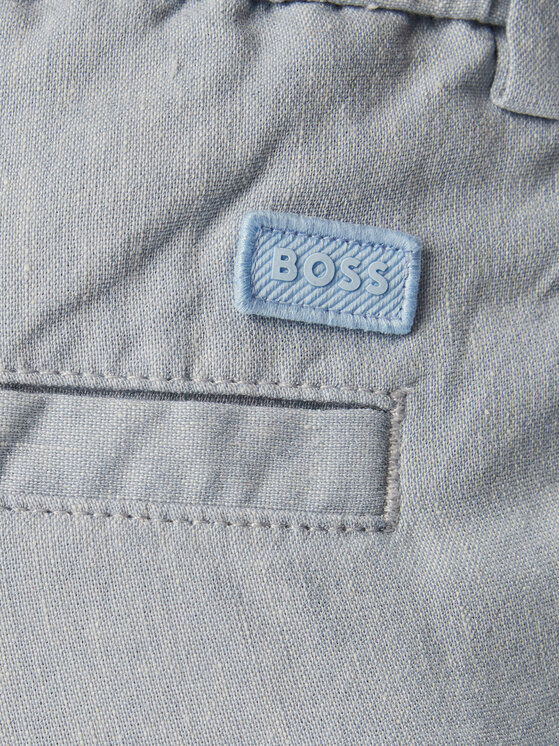 BOSS BOSS Szövet rövidnadrág Kane1 50557537 Világoskék Regular Fit