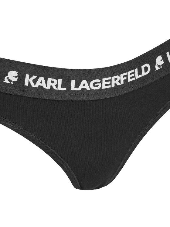 KARL LAGERFELD KARL LAGERFELD Набір з 3 пар класичних трусів A1W47148 Чорний