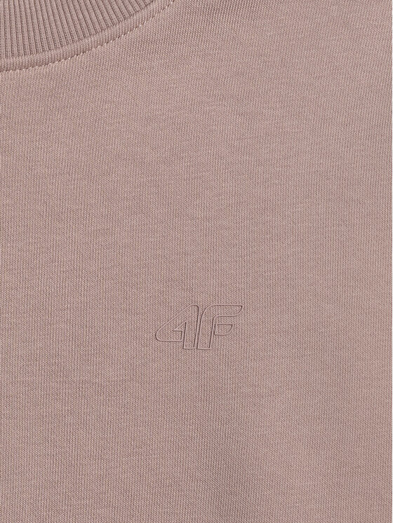 4F 4F Bluza BASIC+ Beżowy Regular Fit