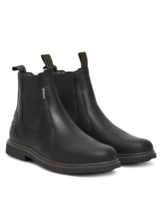 Barbour Barbour Kotníková obuv s elastickým prvkem MFO0815BK52 Černá