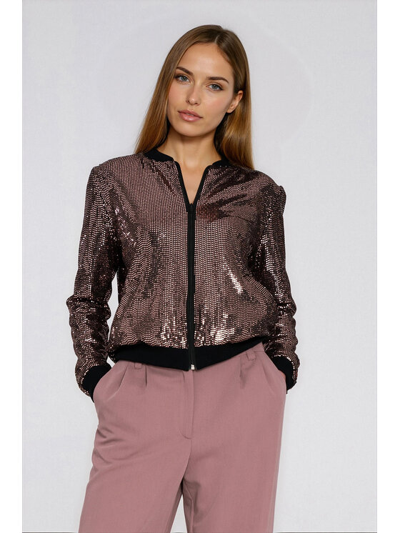 NIFE NIFE Bluza BL14 Miedziany Regular Fit
