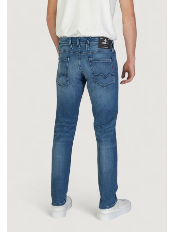 REPLAY REPLAY Chinosy M914.000.261 C39 Niebieski Slim Fit