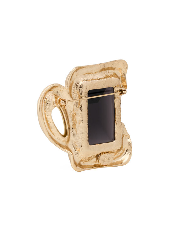 Weekend Max Mara Weekend Max Mara Broša Large 2525756075650 Zelta