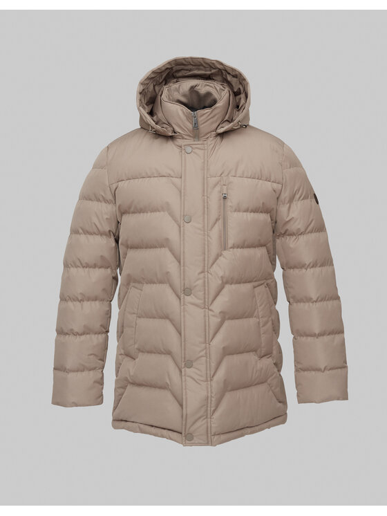 Borgio Borgio Kurtka zimowa recale_bz Beżowy Regular Fit