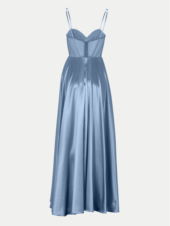 Hey Kyla Hey Kyla Večerna obleka 5AG019HK Svetlo modra Slim Fit