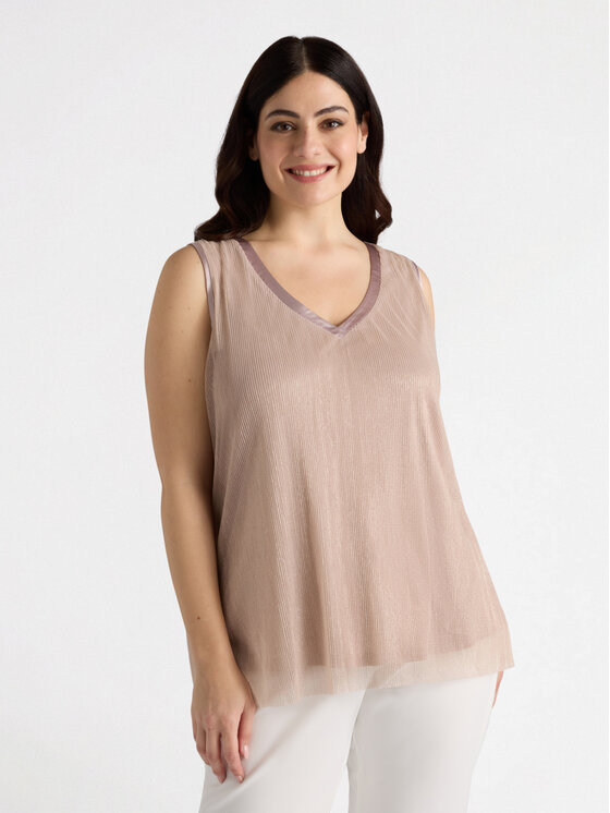 Fiorella Rubino Fiorella Rubino T-Shirt G035L008348N006 Różowy Regular Fit