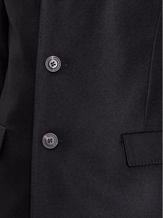 Hugo Wollmantel Migor 50495214 Schwarz Regular Fit | Modivo.de