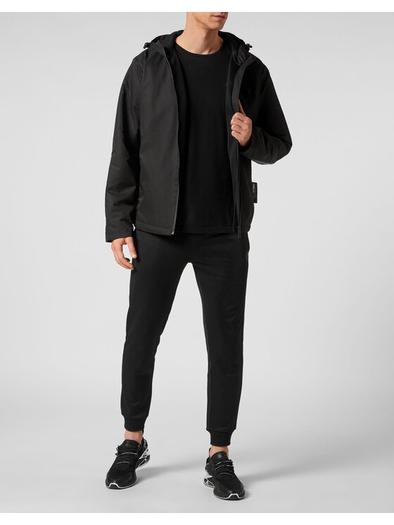 Plein Sport Plein Sport Kurtka puchowa 1939 Czarny Regular Fit