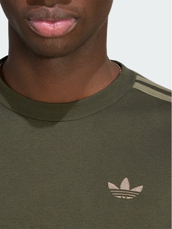 adidas adidas Longsleeve 159280 Zielony Oversize