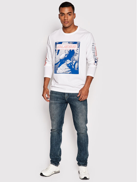 Longsleeve M2YI26 I3Z00 Bianco Regular Fit