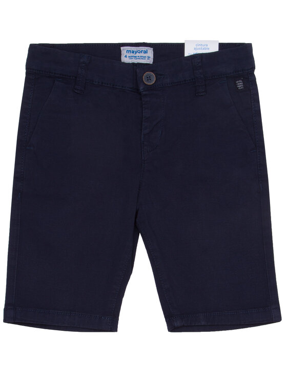 Pantaloncini di tessuto 202 Blu scuro Regular Fit