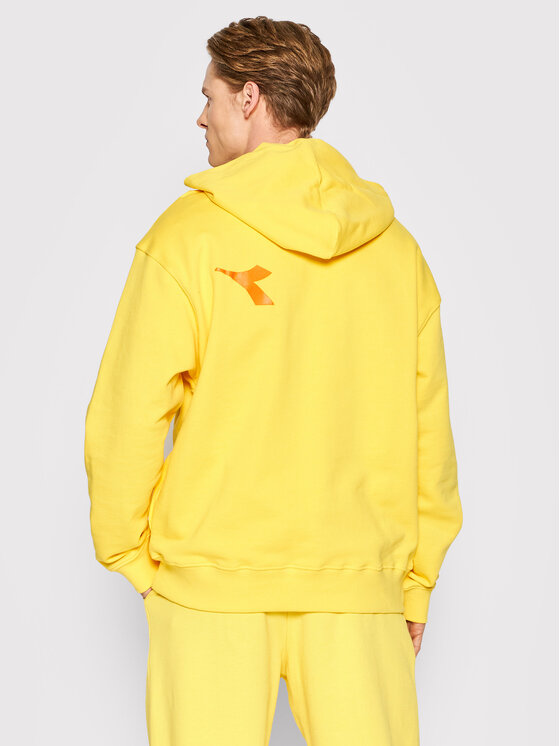 Felpa sale diadora gialla
