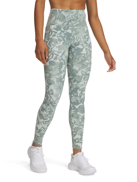 Under Armour Under Armour Legginsy 1383608 Zielony Slim Fit