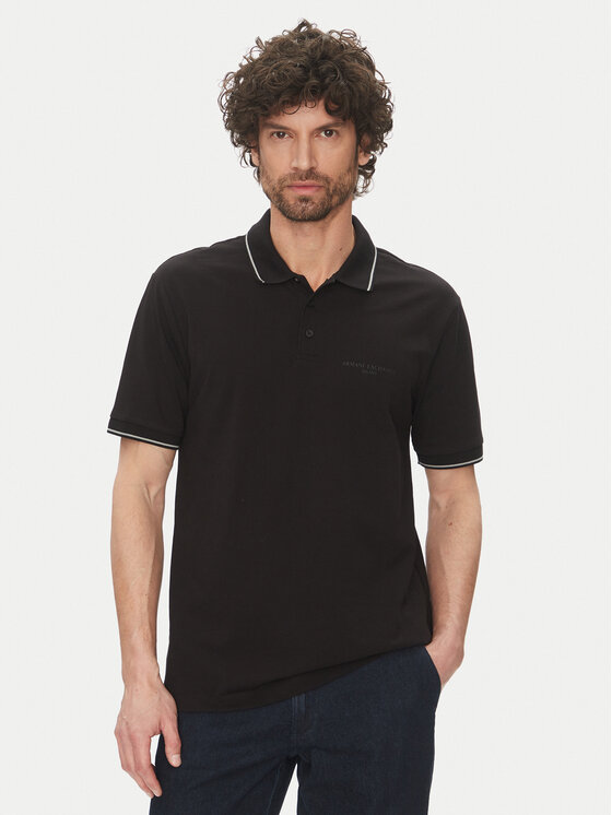 Armani Exchange Armani Exchange Pólóing XM000489 AF13026 UC001 Fekete Regular Fit