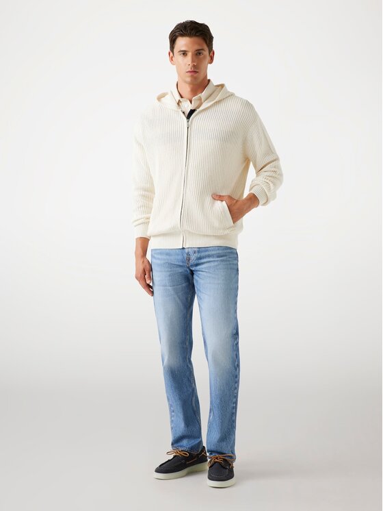 Guess Guess Sweter 177559 Beżowy Classic Fit