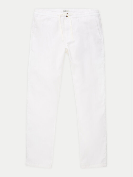 Tom Tailor Tom Tailor Штани з тканини 1041171 Білий Regular Fit