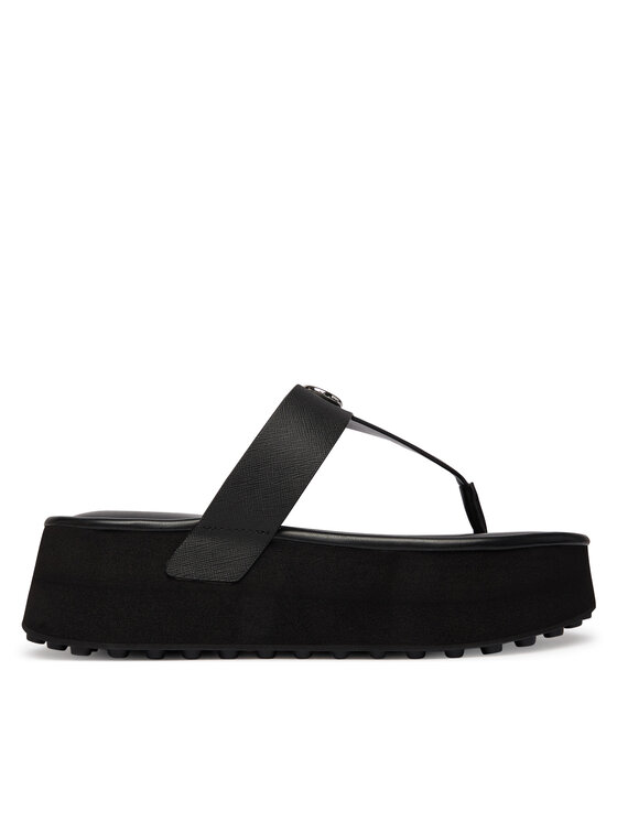 MICHAEL Michael Kors MICHAEL Michael Kors Flip flop Koya Flip Flap 40S6KOFA1L Negru