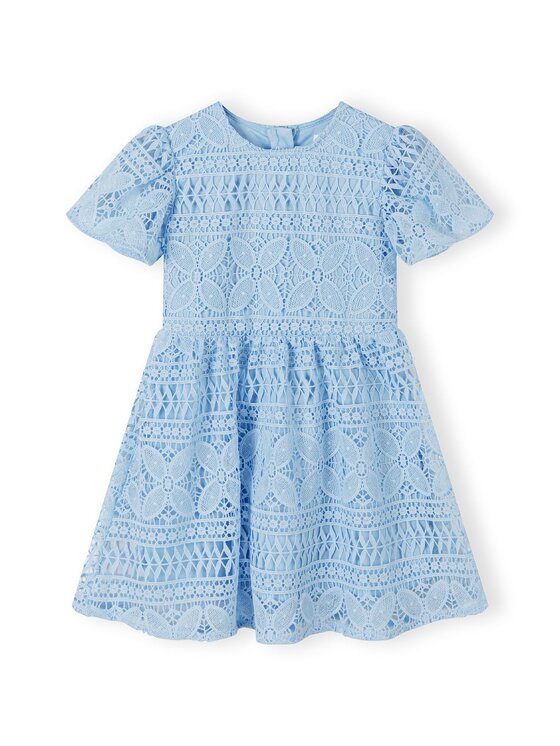 Sukienka elegancka minoti, Rozmiar 116/122, Niebieska, 22party44